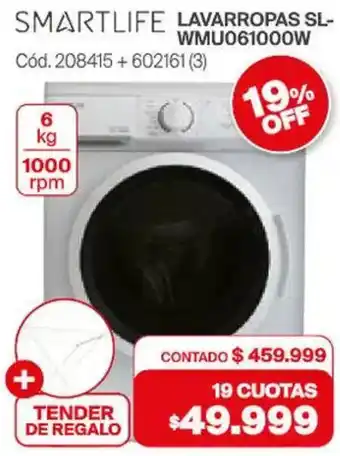 Naldo Lombardi smartlife lavarropas + tender de regalo oferta