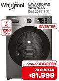 Naldo Lombardi Whirlpool lavarropas oferta