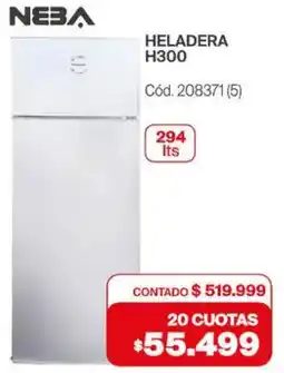 Naldo Lombardi Neba heladera H300 oferta