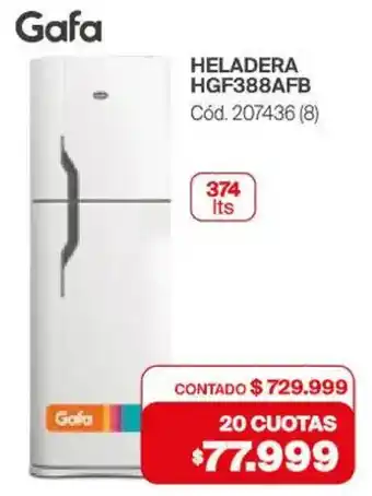 Naldo Lombardi Gafa heladera oferta
