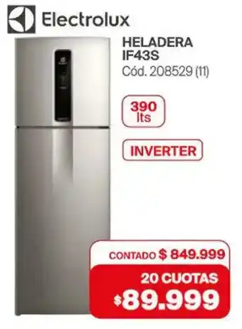 Naldo Lombardi Electrolux heladera oferta