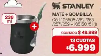 Naldo Lombardi Stanley mate + bombilla oferta