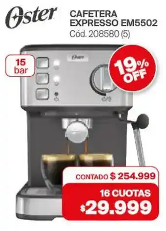 Naldo Lombardi Oster cafetera expresso oferta