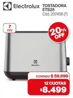 Naldo Lombardi Electrolux tostadora oferta