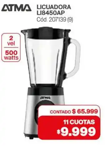 Naldo Lombardi Atma licuadora oferta