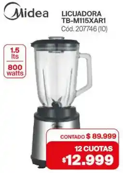 Naldo Lombardi Midea licuadora oferta