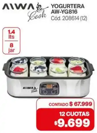 Naldo Lombardi Aiwa yogurtera oferta