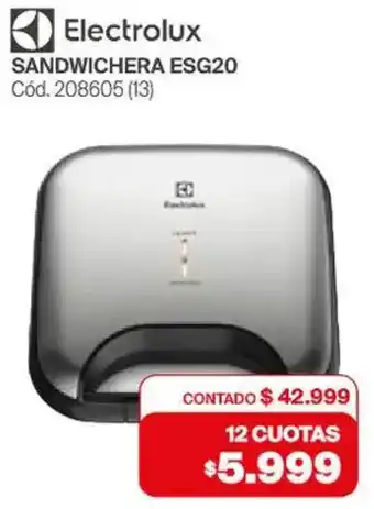 Naldo Lombardi Electrolux sandwichera oferta
