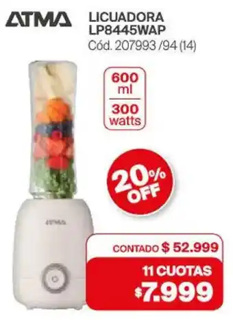 Naldo Lombardi Atma licuadora oferta