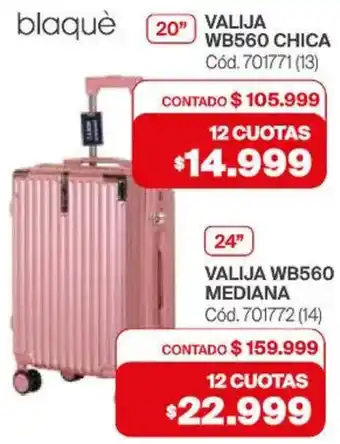 Naldo Lombardi Blaquè valija 20" oferta