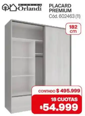 Naldo Lombardi Orlandi placard premium oferta