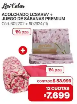 Naldo Lombardi Las calas acolchado lcsarev + juego de sábanas premium oferta