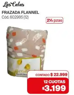 Naldo Lombardi Las calas frazada flannel oferta
