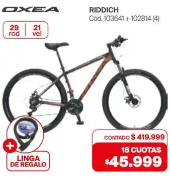 Naldo Lombardi Oxea riddich + linga de regalo oferta