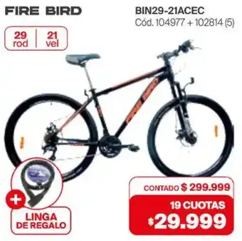 Naldo Lombardi Fire bird + linga de regalo oferta