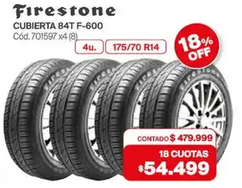 Naldo Lombardi Firestone cubierta oferta