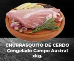 Supermayorista Vital CHURRASQUITO DE CERDO Congelado Campo Austral oferta