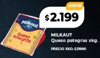 Supermayorista Vital MILKAUT Queso pategras oferta