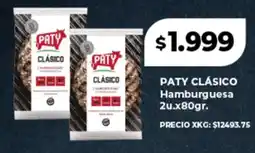 Supermayorista Vital PATY CLÁSICO Hamburguesa oferta