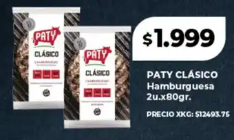 Supermayorista Vital PATY CLÁSICO Hamburguesa oferta