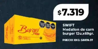 Supermayorista Vital SWIFT Medallon de carn burger oferta