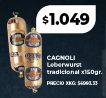 Supermayorista Vital CAGNOLI Leberwurst tradicional oferta