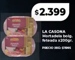Supermayorista Vital LA CASONA Mortadela bolg. feteada oferta
