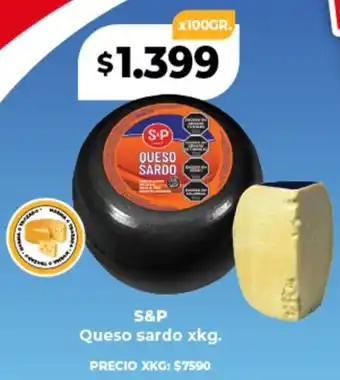Supermayorista Vital S&P Queso sardo oferta
