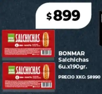 Supermayorista Vital BONMAR Salchichas oferta