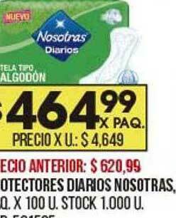 Coto Protectores Diarios Nosotras oferta