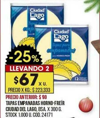 Coto Tapas Empanadas Horno-freír Ciudad Del Lago oferta