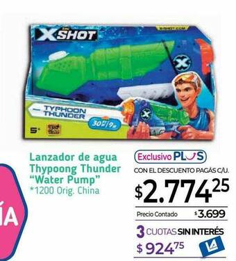 La Anonima Lanzador De Agua Thypoong Thunder oferta