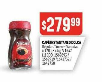 Makro Café Instantaneo Dolca oferta