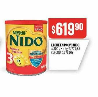 Makro Leche En Polvo Nido oferta