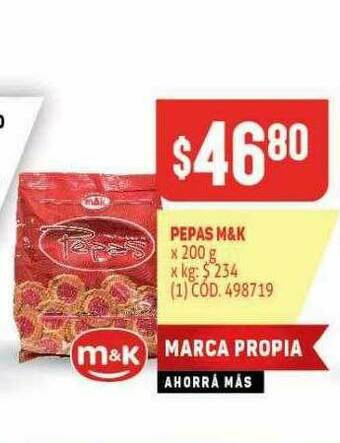 Makro Pepas M&k oferta