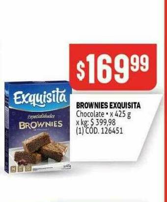 Makro Brownies Exquisita oferta