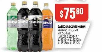 Makro Gaseosas Cunnington oferta