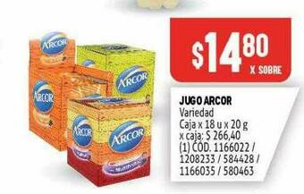Makro Jugo Arcor oferta