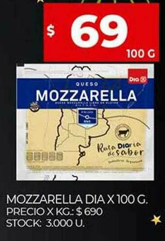 Supermercados DIA Mozzarella Dia oferta