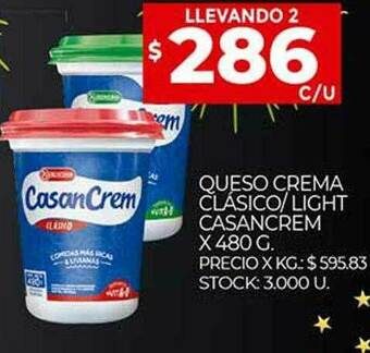Supermercados DIA Queso Crema Clásico Light Casancrem oferta