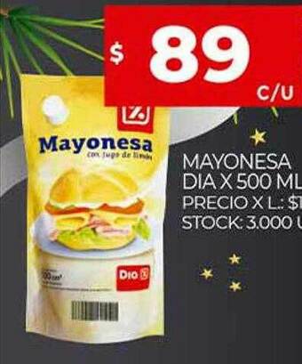 Supermercados DIA Mayonesa Dia oferta