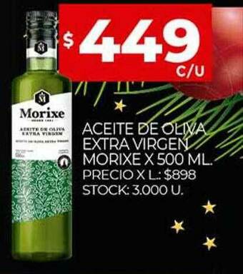 Supermercados DIA Aceite De Oliva Extra Virgen Morixe oferta