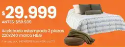 Changomas Acolchado estampado oferta