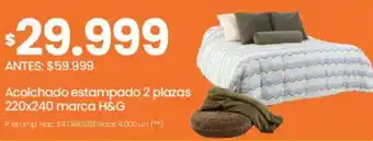 Changomas Acolchado estampado oferta