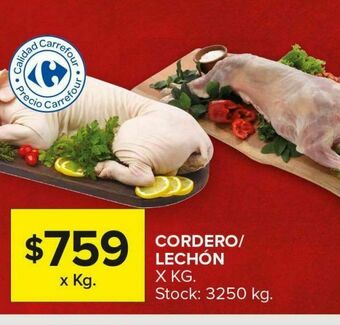 Carrefour Cordero oferta
