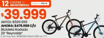 Changomas Bicicleta rodado 29 reynolds oferta