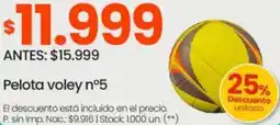 Changomas Pelota voley nº5 oferta