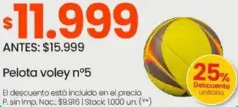 Changomas Pelota voley nº5 oferta