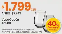 Changomas Vaso copón oferta
