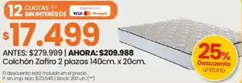 Changomas Colchón zafiro oferta